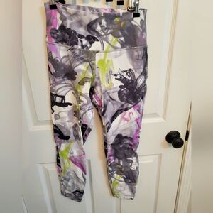Lululemon Leggings Multicolor/graffiti Size 10
